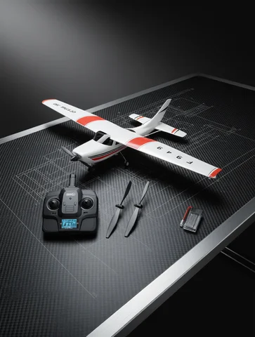 【C0】WLtoys 2.4G F949 LCD Version RC Airplane Cessna 182 3D6G 3Ch Fixed Wing Plane Outdoor Drone RTF With Gyroscope And Night