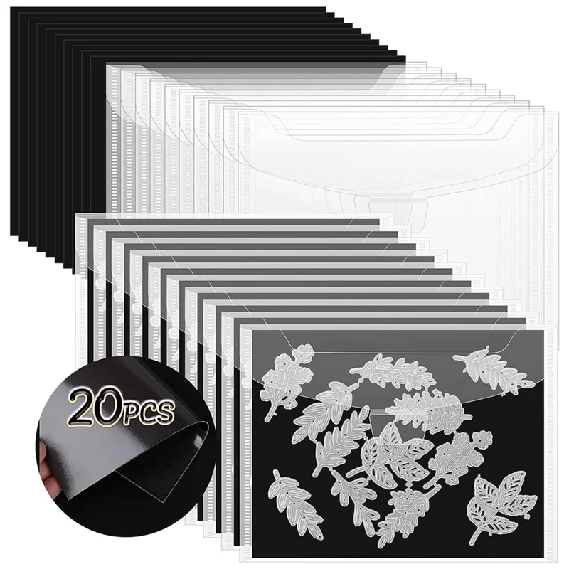 

ABJT-20 шт. сумка для хранения штампов и штампов и резиновых магнитных листов, набор для хранения штампов для высечки, скрапбукинга своими руками