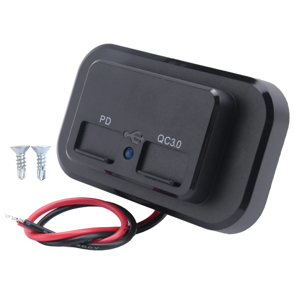 AT77 USB + PD مقبس شاحن السيارة 12 فولت/24 فولت USB شحن الفاصل منفذ محول الطاقة للدراجات النارية شاحنة تخييم ATV قارب سيارة RV