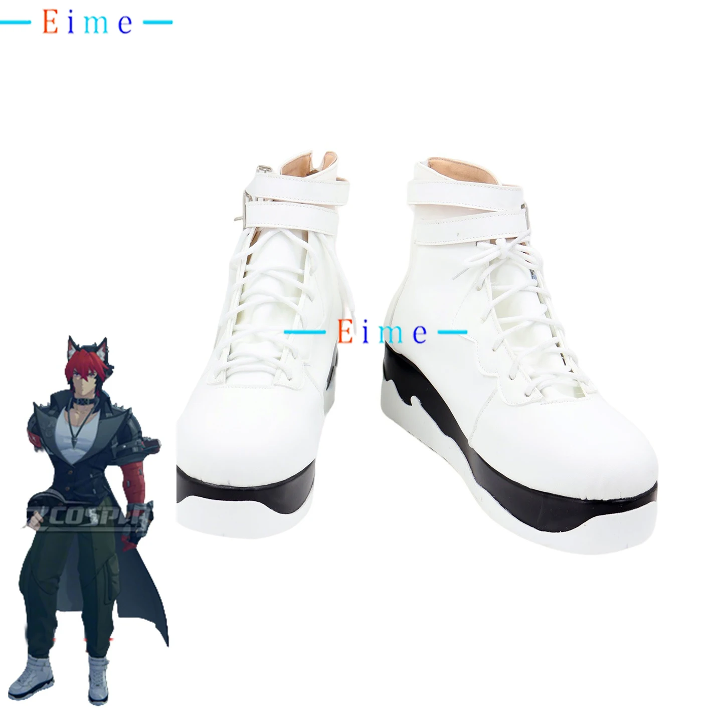 Zenless Zone Zero Komano Manato Cosplay Shoes Anime Accessories Cosplay Props PU Shoes Halloween Carnival Boots Custom Made