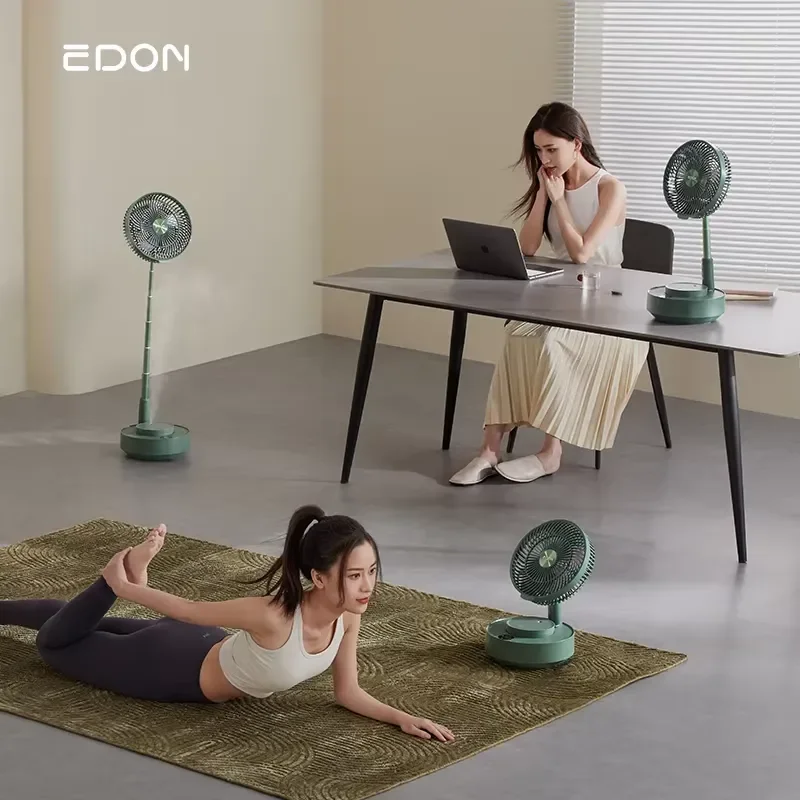 【CHIMU HOME】 Latest Foldable Wireless Tablet Stand High Quality Mobile Floor Fan for Home