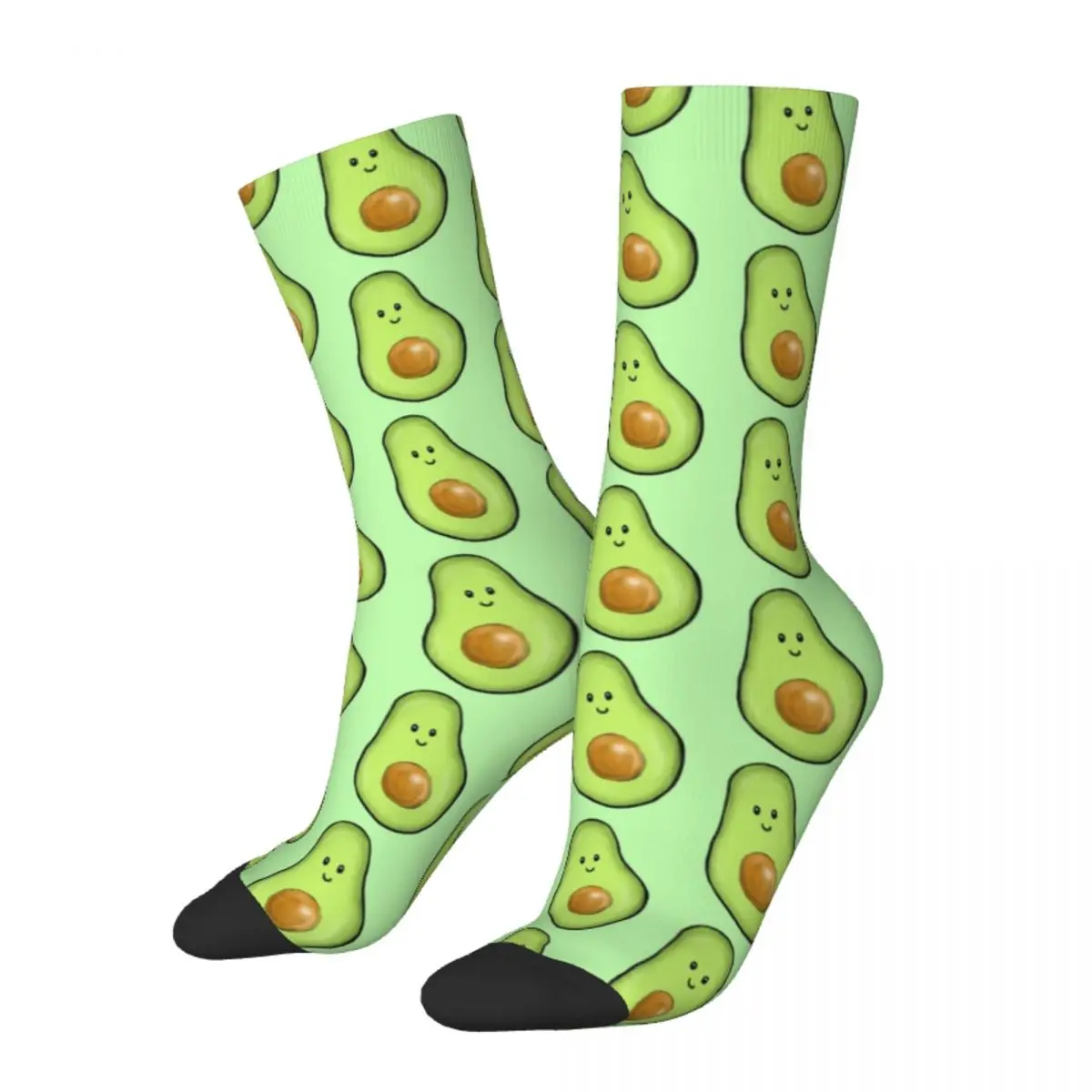 

Avocado Socks Men Women Casual Tropical Fruit Socks Harajuku Spring Summer Autumn Winter Middle Tube Socks Gifts