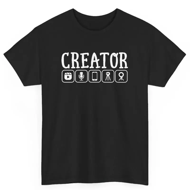 Content Creator Vlogger Online Streamer Influencer T Shirt