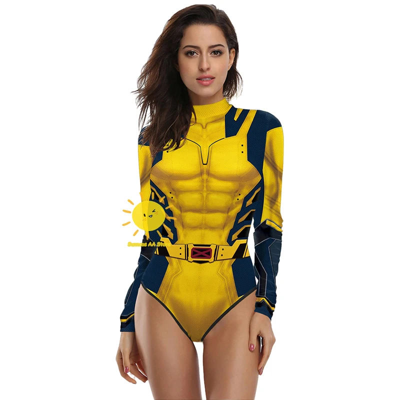 BEAST KINGDOM Superhero Wolverine Deadpool Cosplay Jumpsuit Wolverine Cosplay Costume Men Women Halloween Carnival Bodysuit Gift