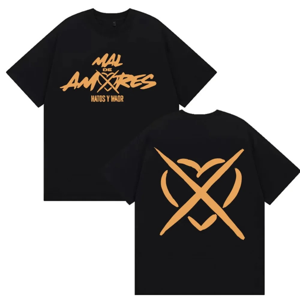 Rapper NATOS WAOR Nieuwe Album 2025 Merch T-shirts Mannen Vrouwen Retro Mode Katoen Korte Mouw T-shirt Hip Hop O-hals Kleding tees