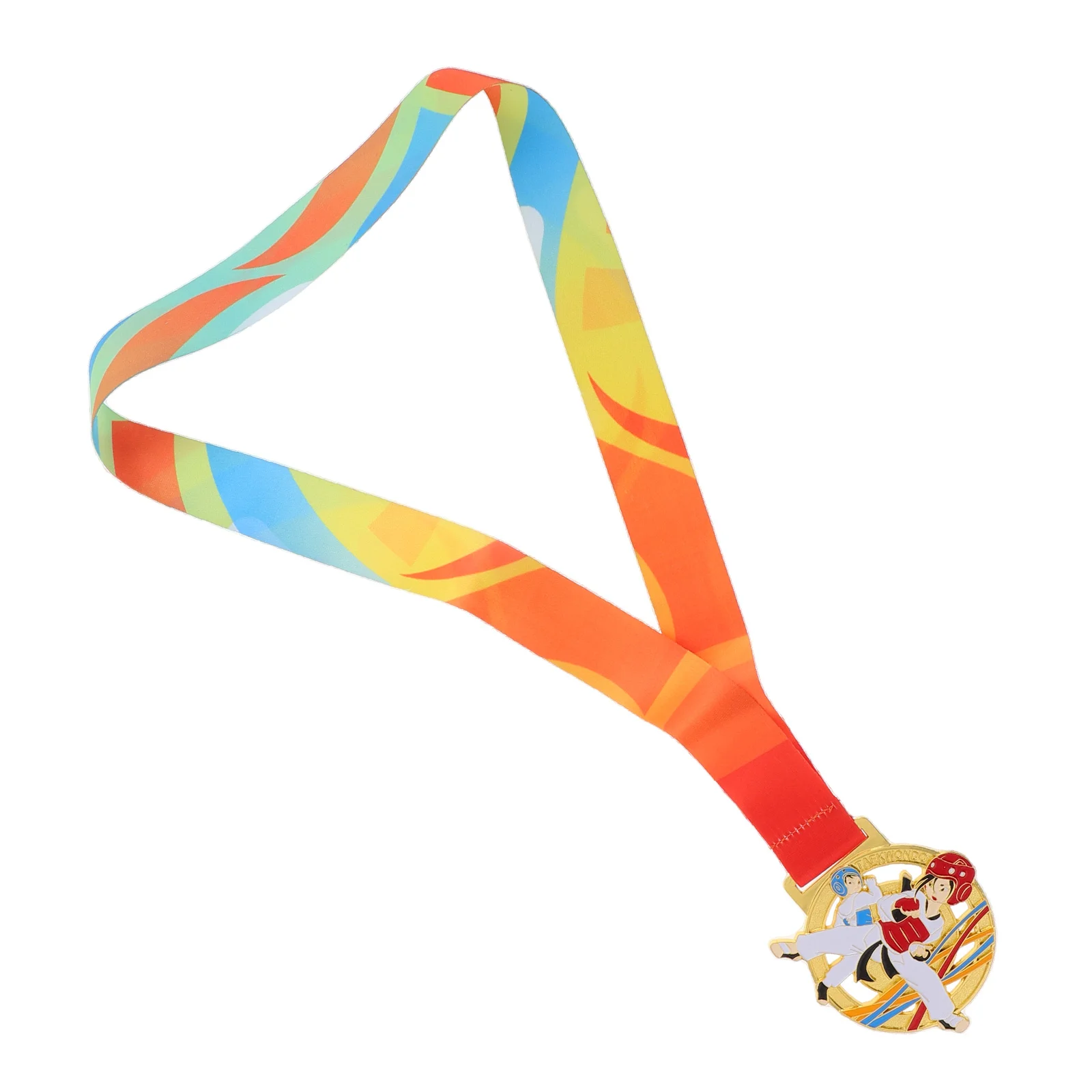 

Gold Award Medals Winners The Karate Zinc Alloy Martial Arts Training Equipment Man Chinese