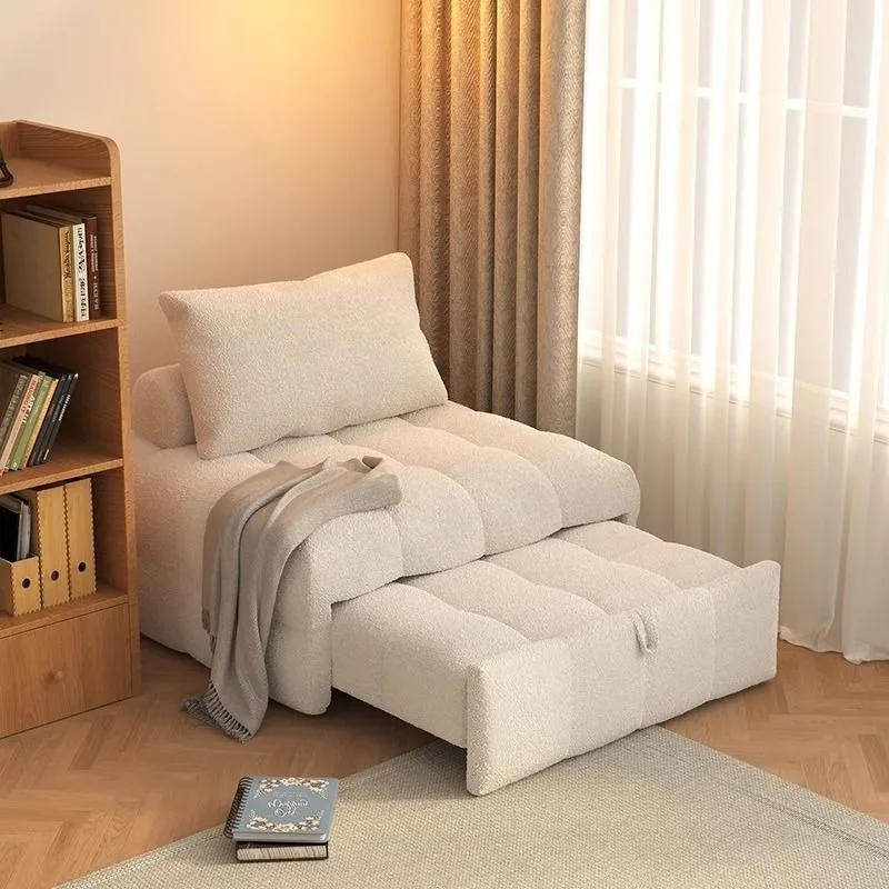 Folding sofa bed integrated dual-purpose small apartment living room balcony multi-functional telescopic bed sheet double
