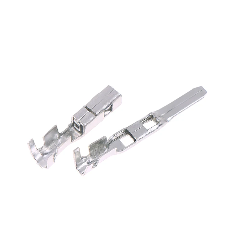 10 Pcs 2.8MM Car ECU Brass Crimp Terminal Wire FCI Big Pins For Connector DJ627-2.8A DJ616A-2.8*0.8B