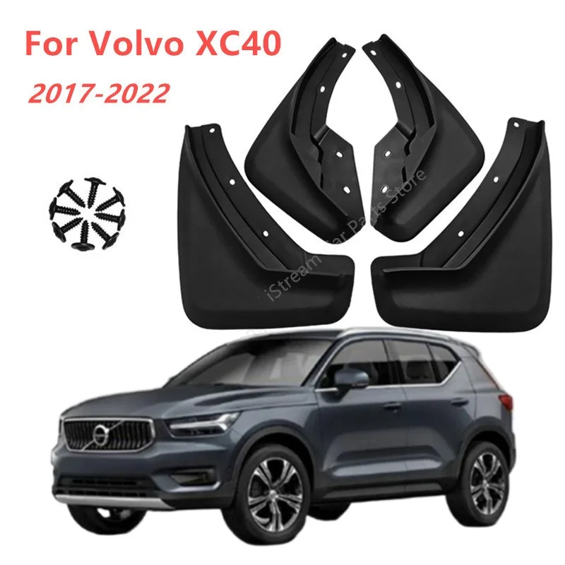 

4pcs/Set Mudguards for Volvo XC40 2017 2018 2019 2020 2021 2022 Fender Mud Flap Guard Splash