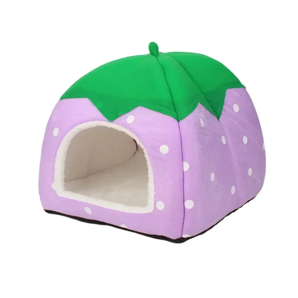 Bright Colored Pet Bed Space Pet Bed Cozy Hideaway Hut for Small Strawberry Hamster House Guinea Pig Bed Rabbit Chinchilla