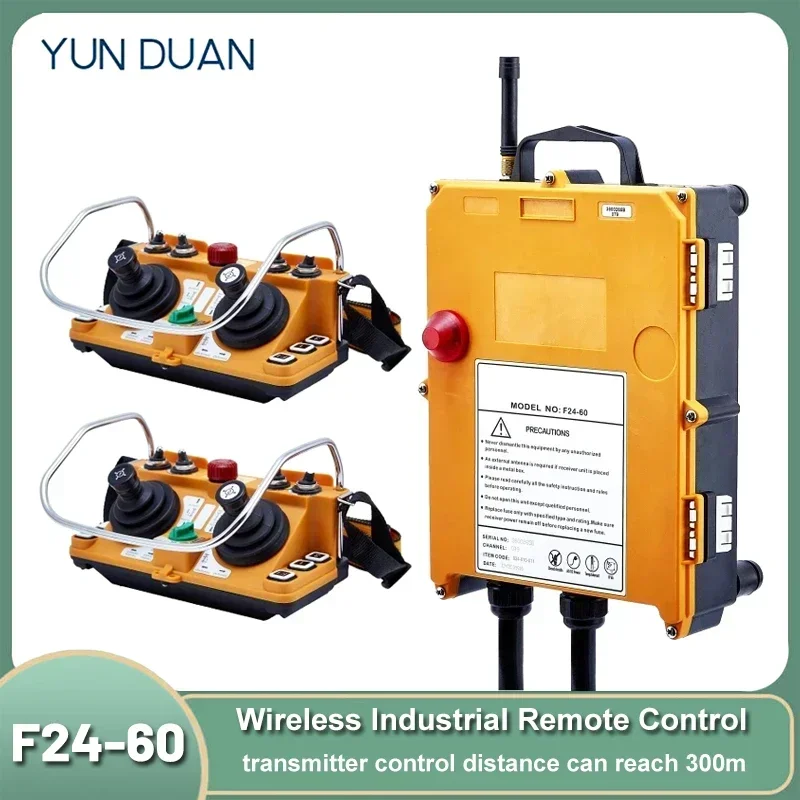 Hoist Crane Wireless Industrial Remote Control Single Speed DC/AC18-440V for Hydraulic Crane Concrete Pump Truck Lifting Machine