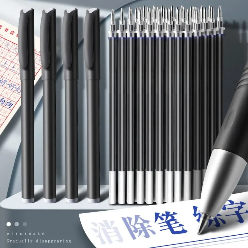 7 pz/set Inchiostro Blu Automatico Dissolvenza Penna Kit Ricarica Scrittura A Mano Calligrafia Penne Magiche 0.5mm Inchiostro Invisibile Penna Scomparsa Scuola