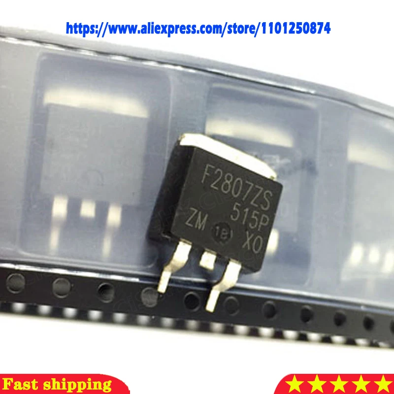 10pcs IRF2807ZS TO-263 F2807ZS TO263 IRF2807S IRF2807ZSTRRPBF MOSFET 82A 75V N-