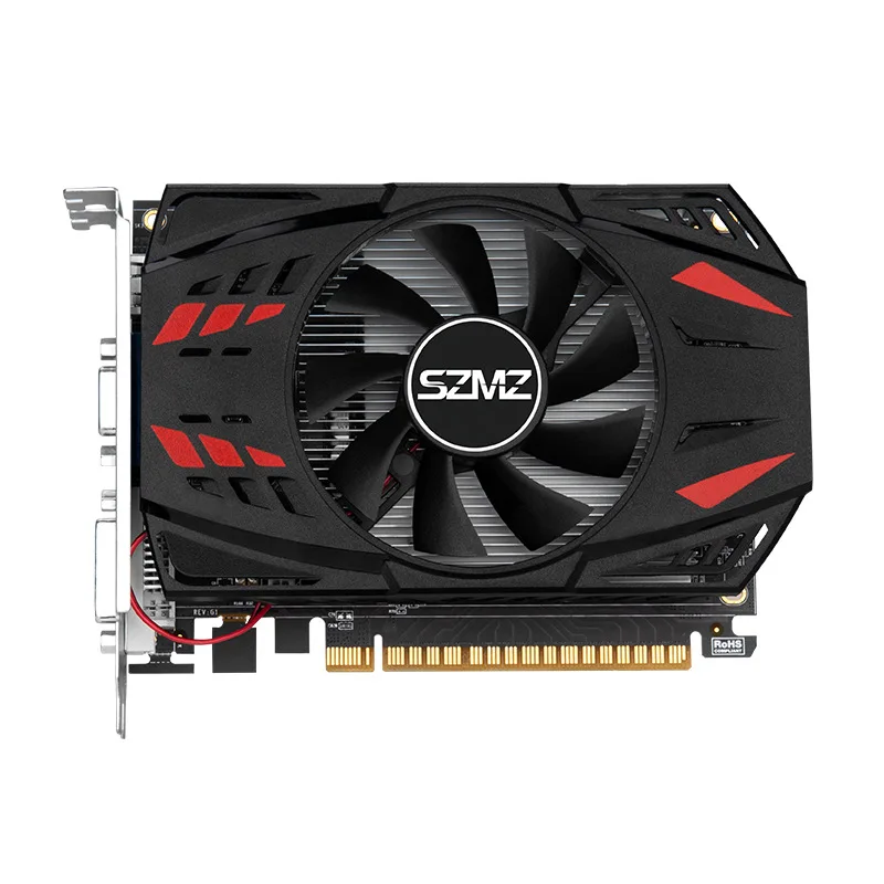 Kartu grafis JINSHARK GT730 4GB GDDR3 untuk rumah, kantor, hiburan, game, tampilan definisi tinggi, antarmuka HD VGA DVI