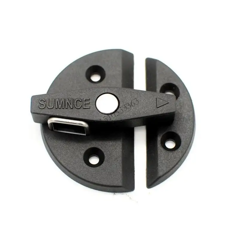 

090E for Camper Auto Car Push Lock RV Boat Handle Knob Cabinet Drawer for Latch Push Button Door Locks for Furniture
