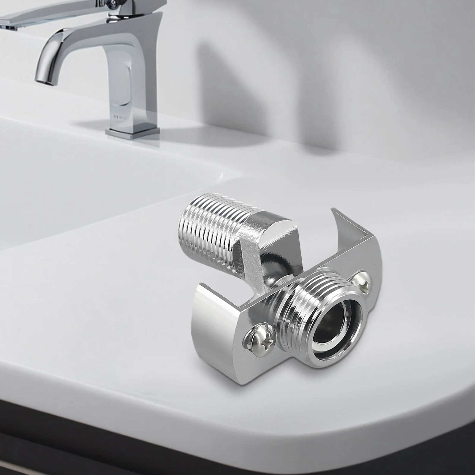 40Degree Adjustable Wall Mounted Faucet Angled Curved Foot Eccentric Screw Corner Tap Adapter Bathroom Fixture Hot Sale