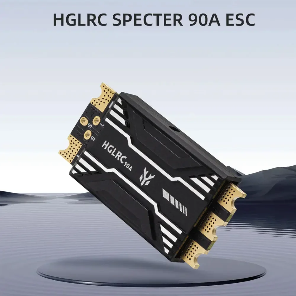 HGLRC 2025 New SPECTER 90A ESC Dual MOS Support BL32 ESC Telemetry 2-8S for Movie-level X8, X4, and XCLASS RC FPV Drone