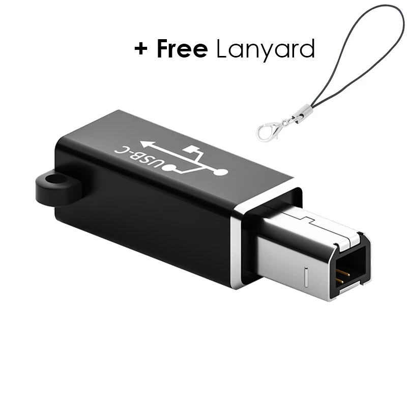 Typ C USB-Buchse auf USB-B-Stecker, Adapter für Drucker, Scanner, Konverter, USB-C-Datenübertragungsadapter für MIDI-Controller-Tastatur