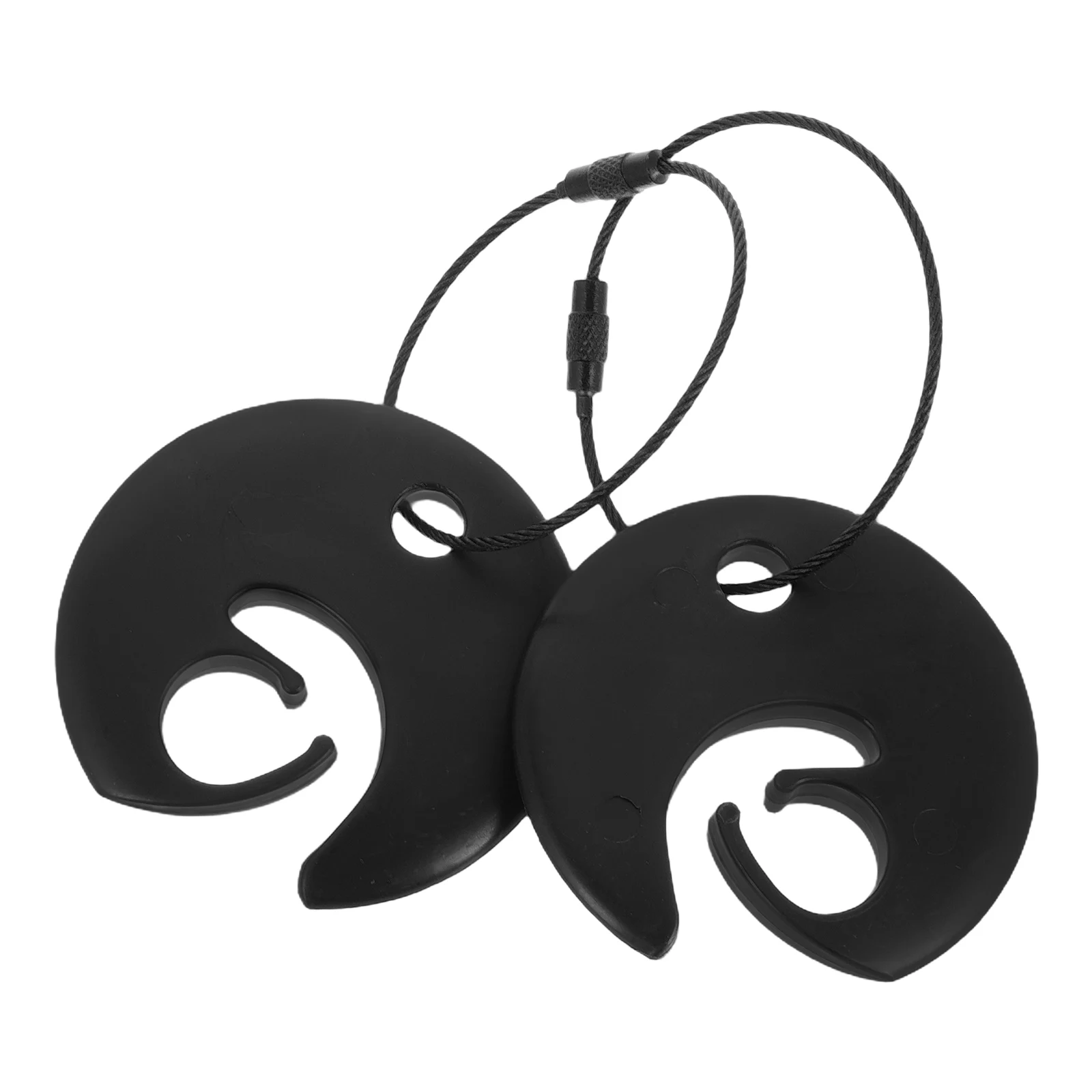 

2Pcs Flying Disc Clip Wire Cable Durable Sport Disc Hook Holder Outdoor Exercise Carrying Organizer Sport Disk Hanger Hook