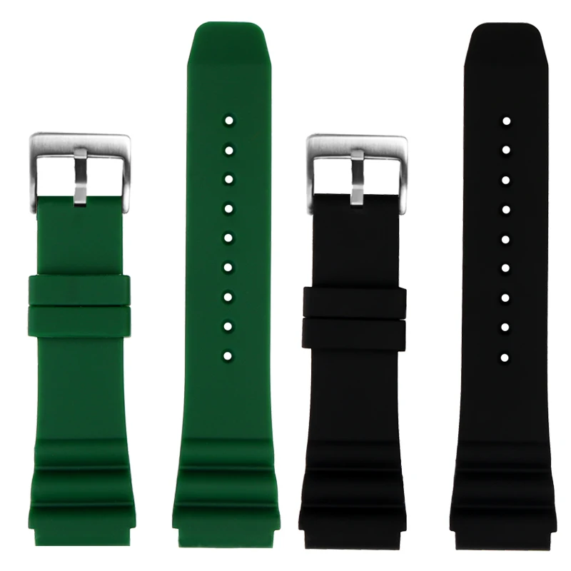 High Quality Watchband for Citizen Green Black Water Ghost Ai7009 Nj0129 Aw1598 Silicone Rubber Watch Strap 20mm 22mm