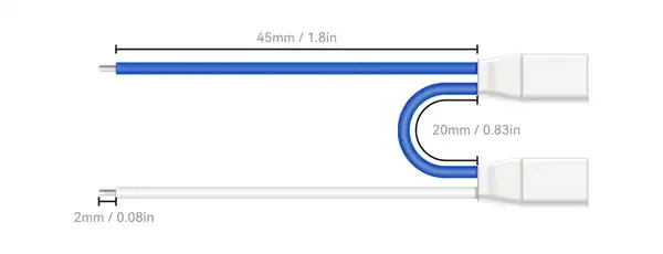 5pcs betafpv 2s bwhoop kabel pigtail kabels atz bt 2,0 22awg für rc fpv beta65x hd beta65x fpv kit bürstenlose drohnen batterie – Detail 2
