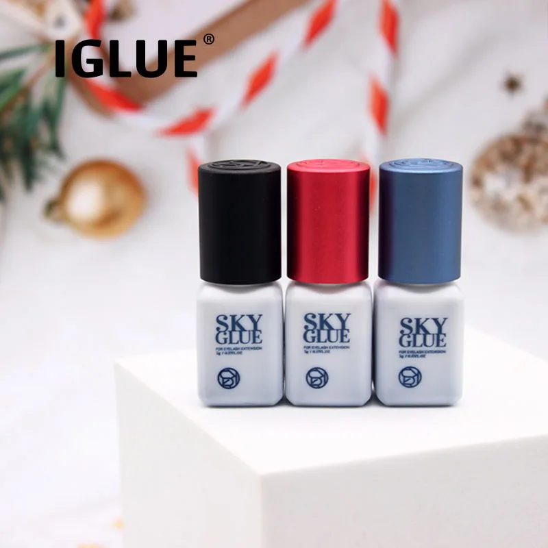 1 Bottle Sky Glue S Plus Original Korea Eyelash Extensions 5g 1s Fast Dry Black Makeup Tools Low Smell No Irritation Beauty