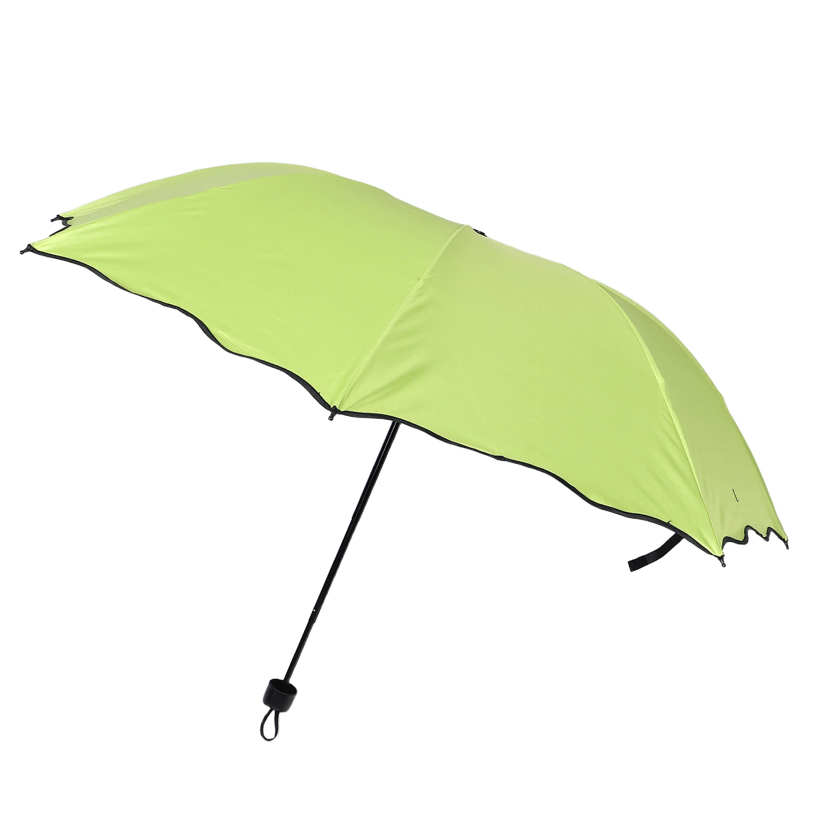 

Color Changing Umbrella Compact Floral Design Portable Sun Shade Rain Protection Foldable Lightweight Hot Summer Travel