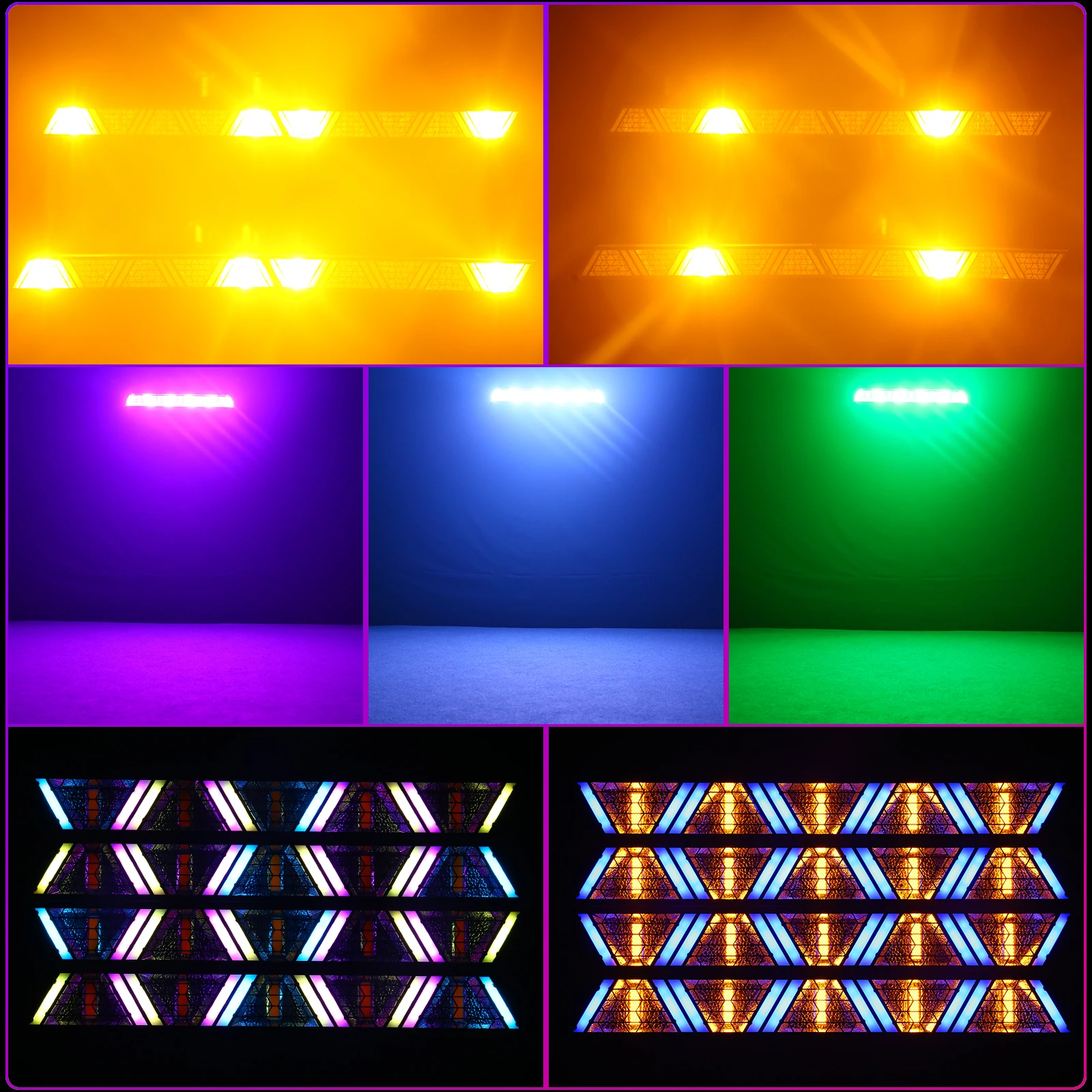 130W Par Light Matrix Retro Lamp Fill Light HOLDLAMP Lighting Outdoor Stage Light Club Wedding Car Show Performance Face Light