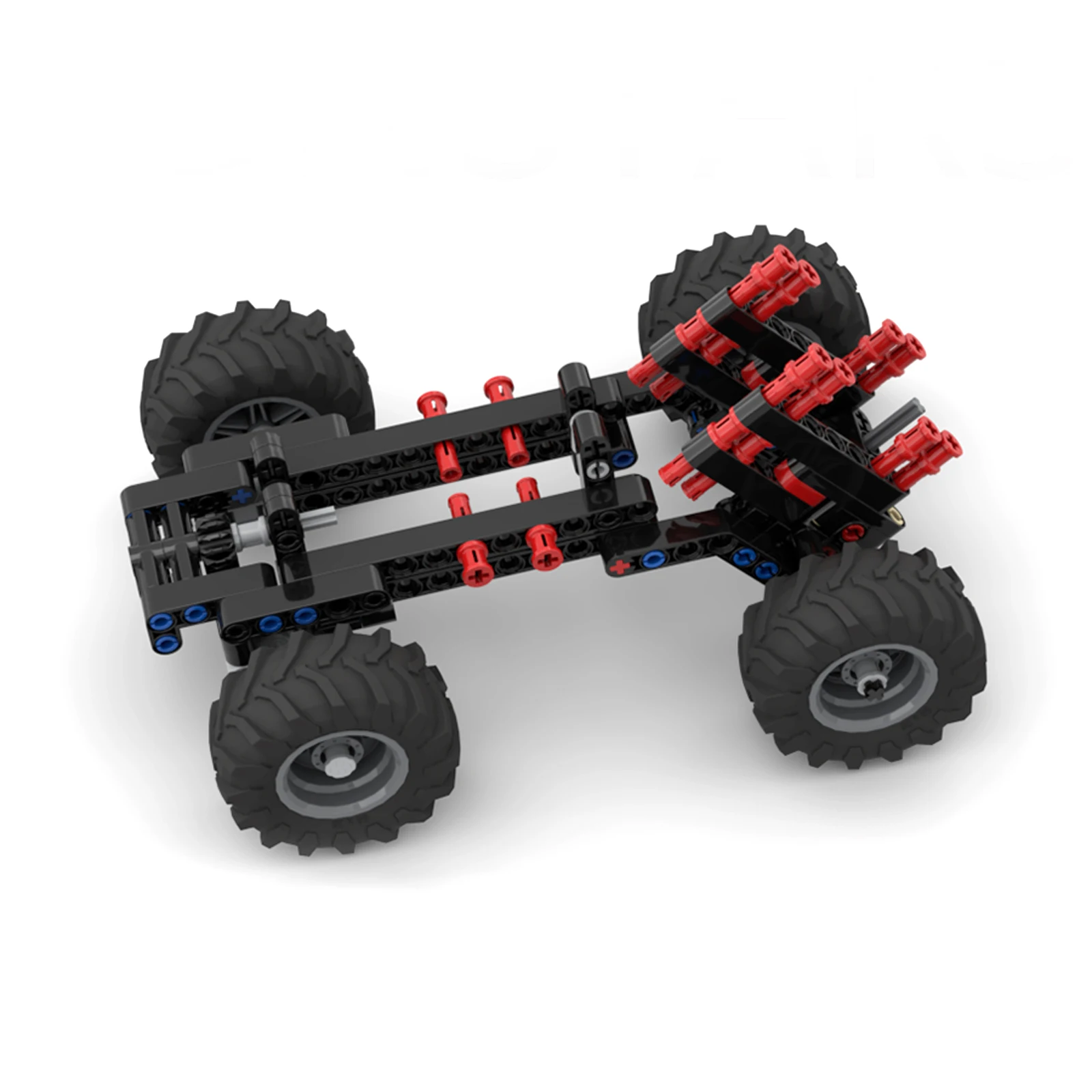 MOC Base châssis de voiture technologie blocs de construction assemblage éducatif Puzzle bricolage véhicules modifiés modèle briques jouets garçons cadeaux