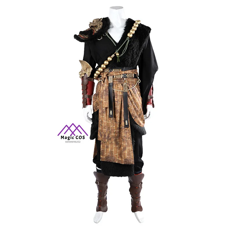 The Destined One Hot Sale Cosplay Costume Game Black Myth: Wukong Anime Outfits Accessories for Party Halloween Comic Con Coser