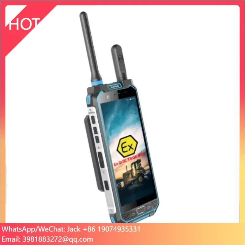 

Waterproof Handheld Android Poc Ip68 Dmr Radio Atex IECEX ZONE 1 Atex Smartphone VHF Or UHF DMR Radio Rugged Phone