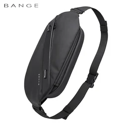 BANGE Erkekler Göğüs Çantası Yeni Tasarım Moda Çok Fonksiyonlu Su Geçirmez Anti-leke Büyük Kapasiteli Seyahat Taşınabilir Crossbody Çanta askılı çanta