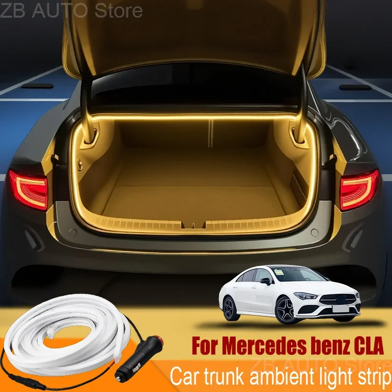 

For mercedes benz Cla Automobile trunk ambient light automatic sensing car interior lighting with accessories