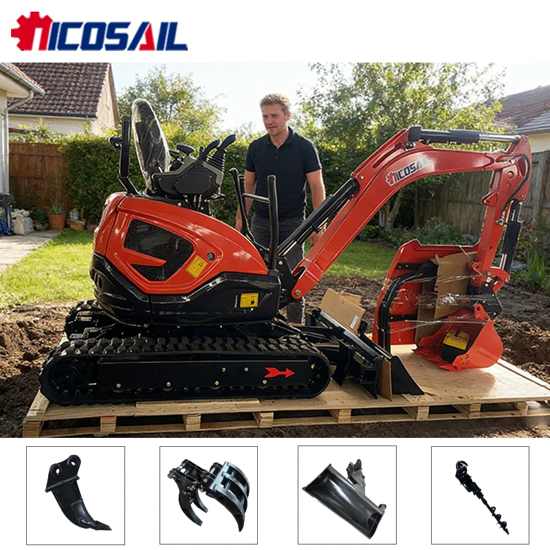 

2.2 Ton Mini Excavator For Trenching Hydraulic Swing Boom Digger For Utility Construction And Trench Work