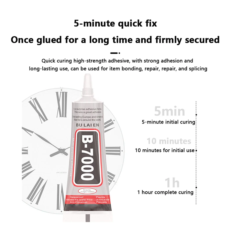 3/10ml B7000 Glue Transparent Adhesives For Screen Repair Sticky Glue For Phone Screen Tablet PC Glass Frame Repair Liquid Glue