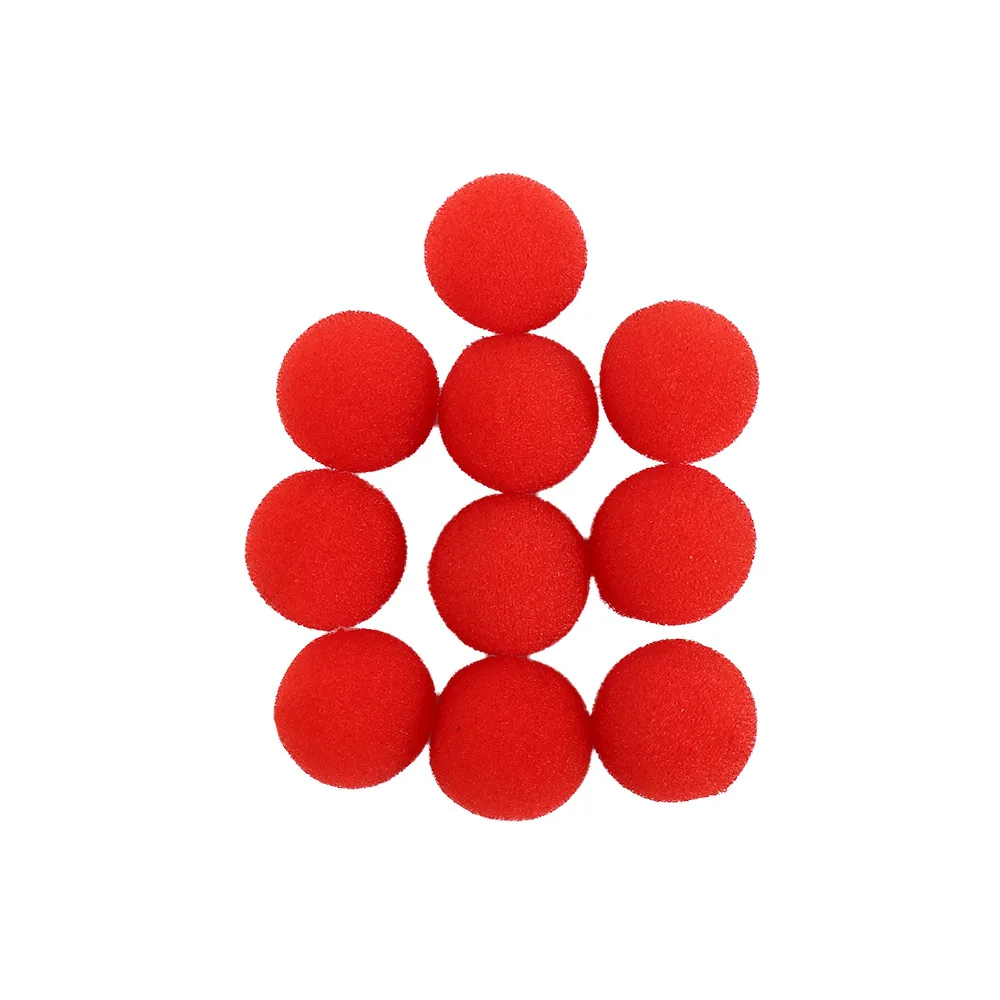 

Magic Props Circular 2.5cm/3.5cm/4.5cm Illusion Comedy Close-Up Magic Magic Tricks Red Finger Sponge Ball Magic Sponge Ball