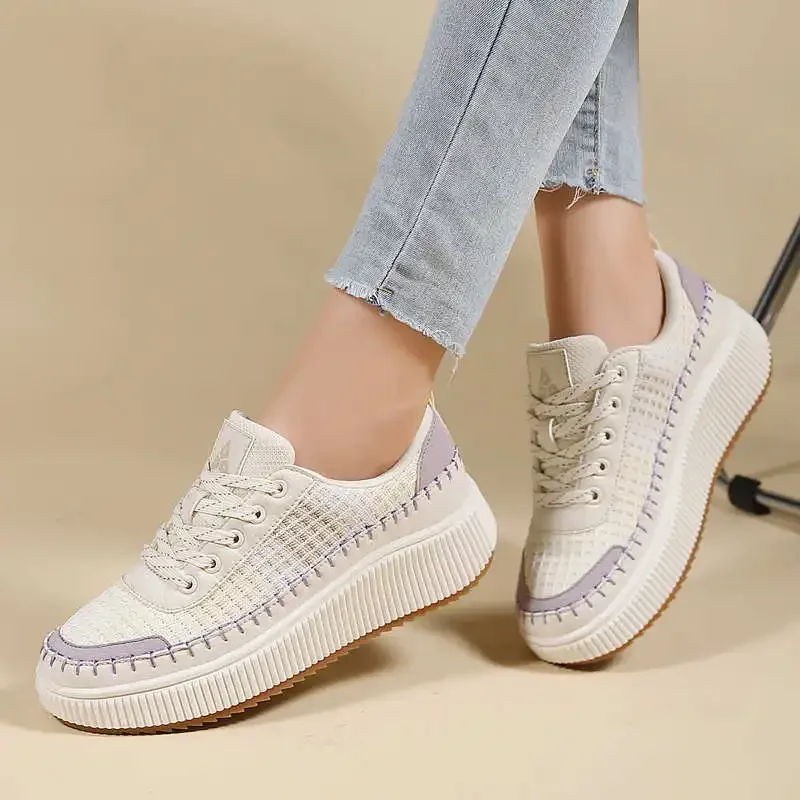 Brown Shoes Woman Flats Autumn Boots Sneakers Luxury Brand Women Sports From Famous Brands Everything Snearkers Topanky view 4