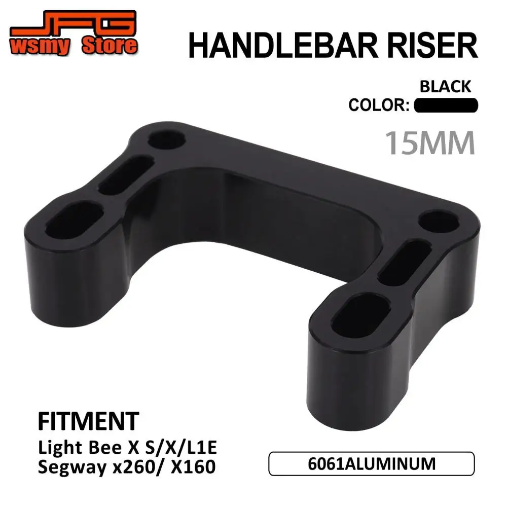 15mm 25mm Handlebar Riser Head Up Raiser Adaptor Motorcycles For Surron Sur-Ron Sur Ron Lightbee Light Bee X S L1E Segway X260