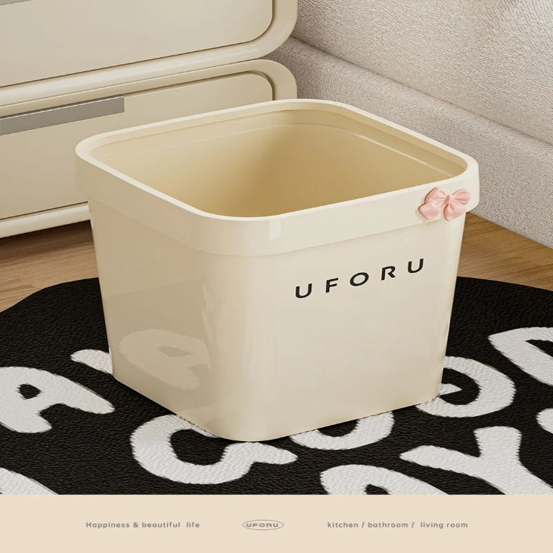 

Household Toilet Waste Bins Large Capacity with Pressure Ring Garbage Waste Bins Kitchen Living Room Home Vuilnisbakken JTW