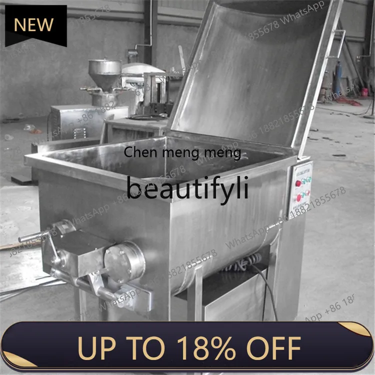 

Z189 Automatic vacuum mixing machine, sausage filling, blender, automatic discharge stainless steel food blender