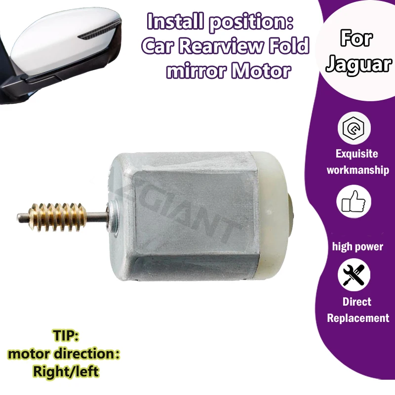 

AZGIANT BD373Z13/BN340903 Car Power folding side view mirror R L Motors For Jaguar XF CC9/X250/(9-WIRE)/Sportbrake carbon brush