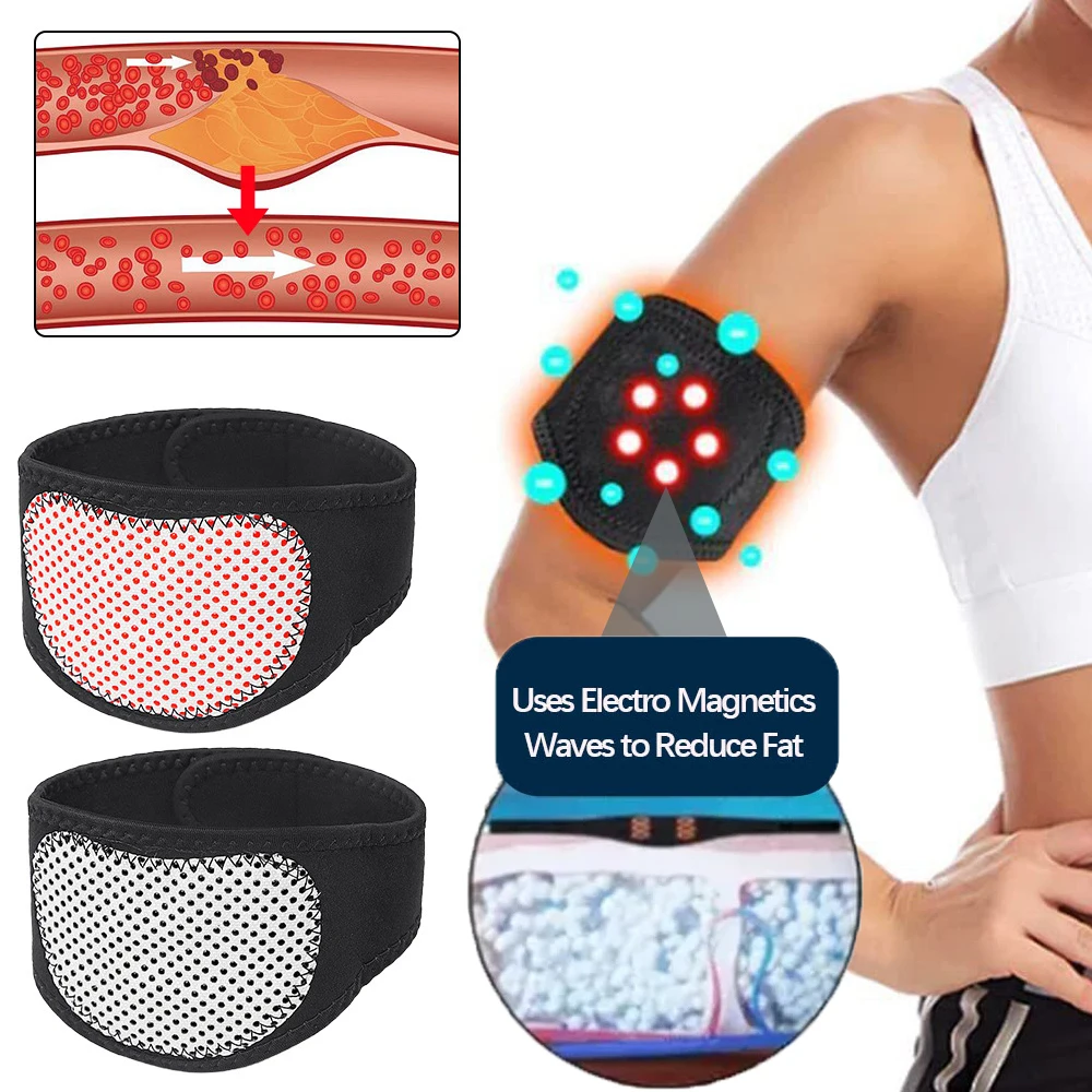 Magnet  Arm Care Tomaline Self-heating Arm Fat Slimming Sleeve Arm Shaper Massager Keep Warm Fat Burning Weight Loss Sweat Belt