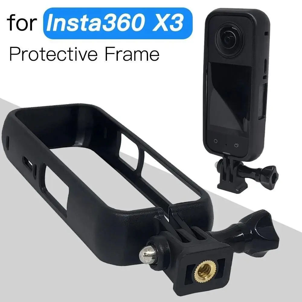 Proof Tripod Adapter Protective Frame For Insta360 Rig Frame For Insta360 Protective Case Action Camera Frame Case