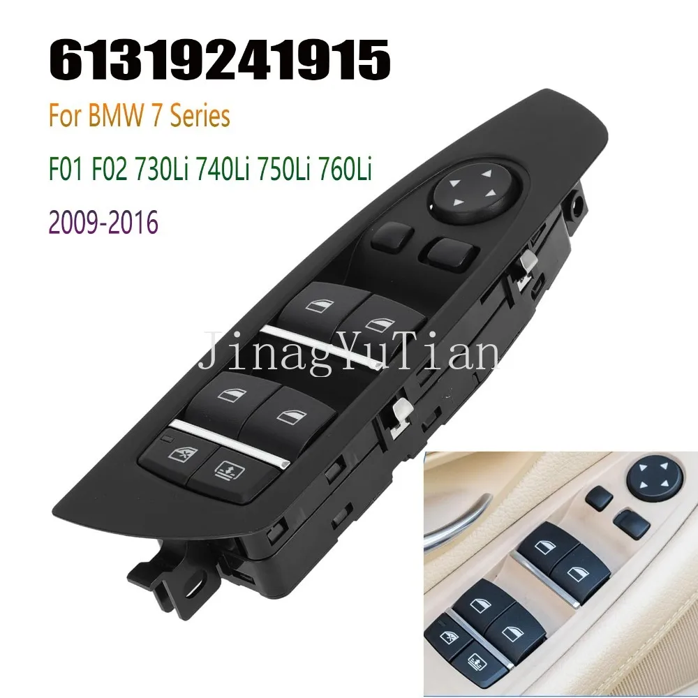 

Front Left Electric Power Master Window Switch Button for BMW 7 Series F01 F02 730Li 740Li 750Li 760Li 2009-2016 Car Accessories