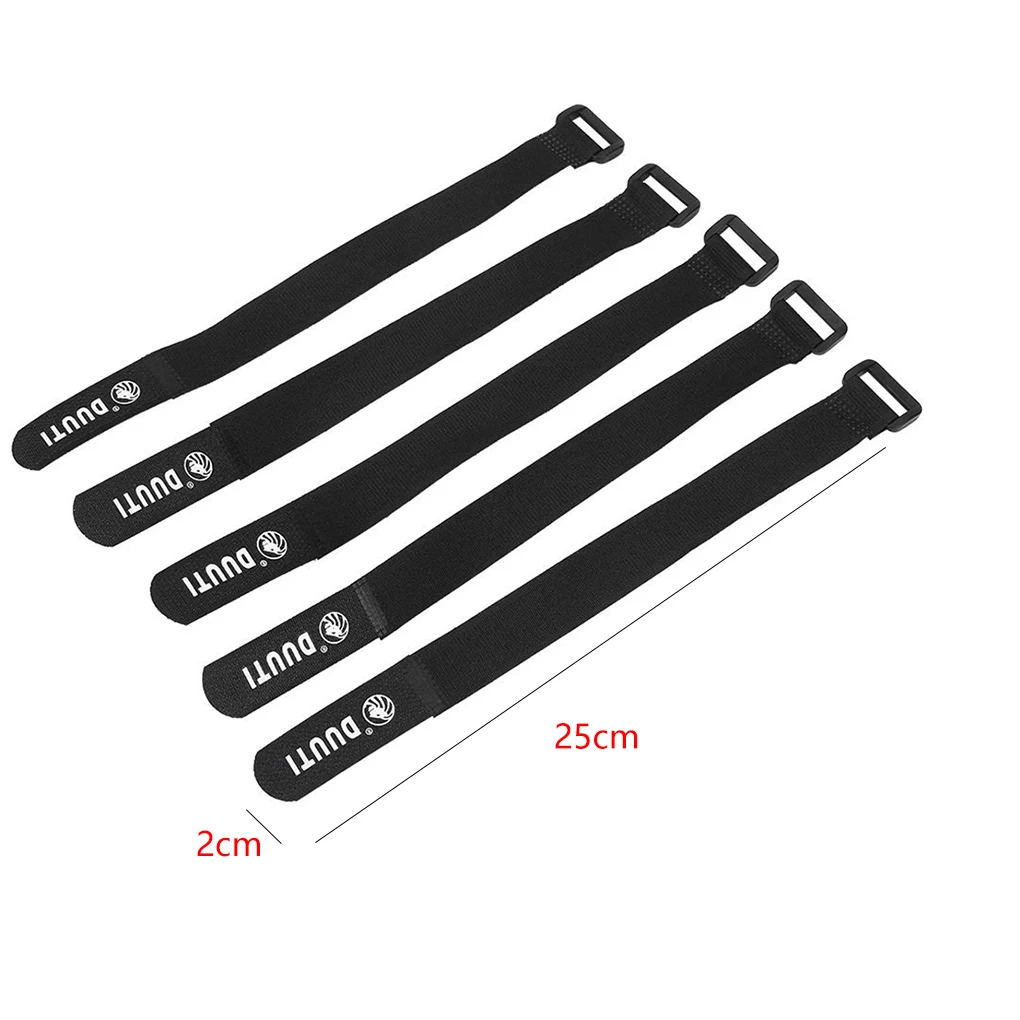 5PCS/Set Sports Cycling Riding Adjustable Nylon Bicycle Handlebar Seatpost Tie Straps Accessories