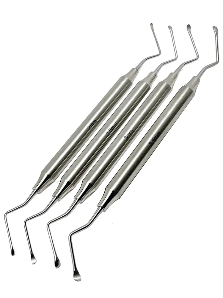 Détartreur dentaire à Curette gracieuse en acier inoxydable, Curette d'os Perio, outils de nettoyage des dents, Instruments de dentiste de haute qualité