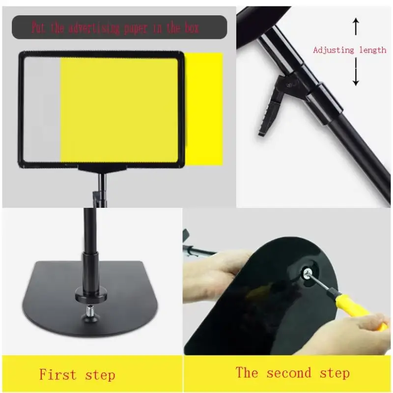 Poster POP Advertising Stand A3 A4 A5 Display Stand Desktop Sign  Billboard Support Price Label Sign Billboard Promotion Rack