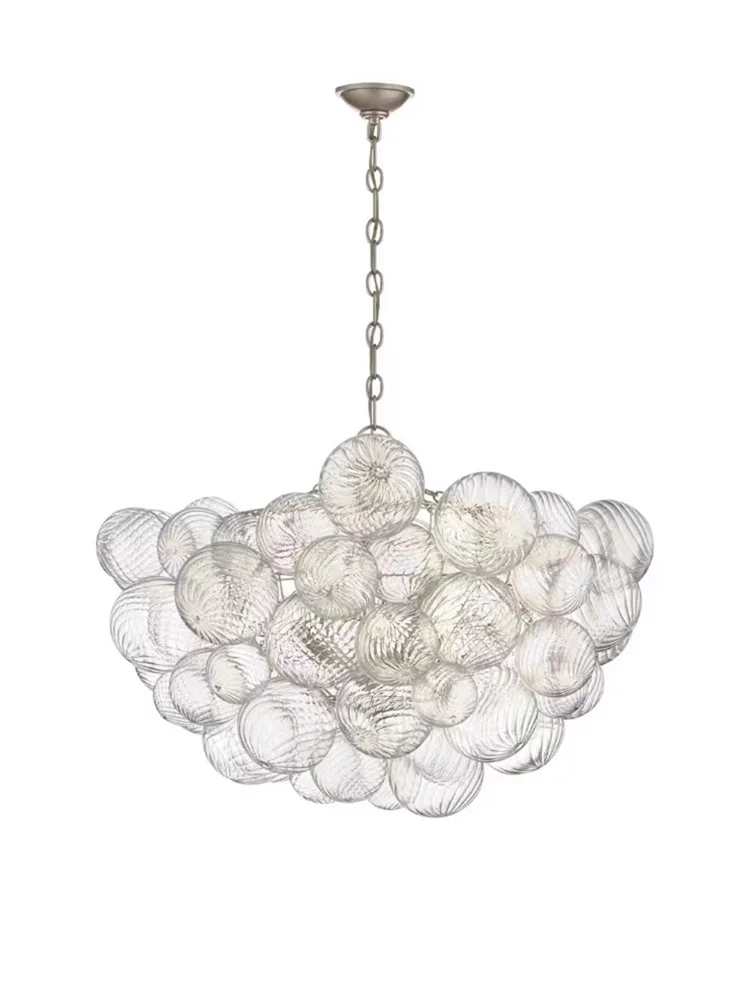 

Italy Modern Minimlist Large Led E14 Home-appliance Luxury Glass Bubbles Ceiling Chandeliers Lustres Lightings Over Living Room
