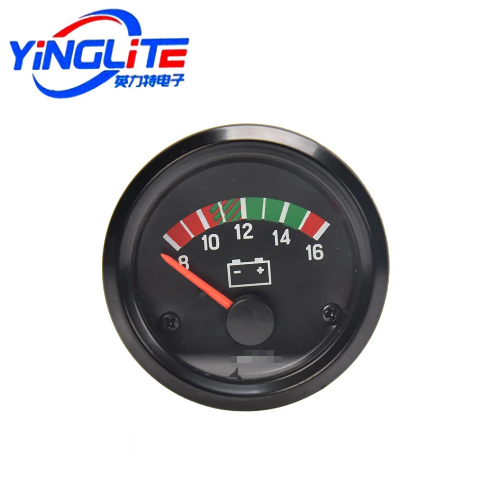 Voltímetro diesel dos acessórios do grupo gerador do voltímetro 12V/24V