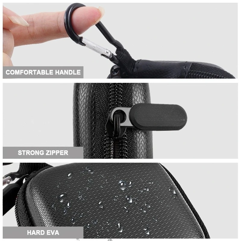 Opbergtas voor oplader, vierkante harde doos, anti-drop draagbare opbergdoos voor datakabel, EVA opbergtas